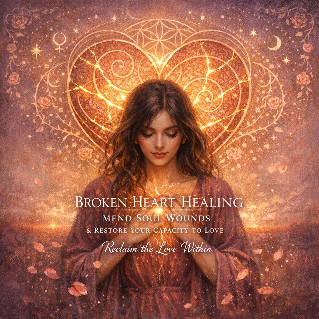 Broken Heart Healing Mend Soul Wounds & Restore Your Capacity to Love