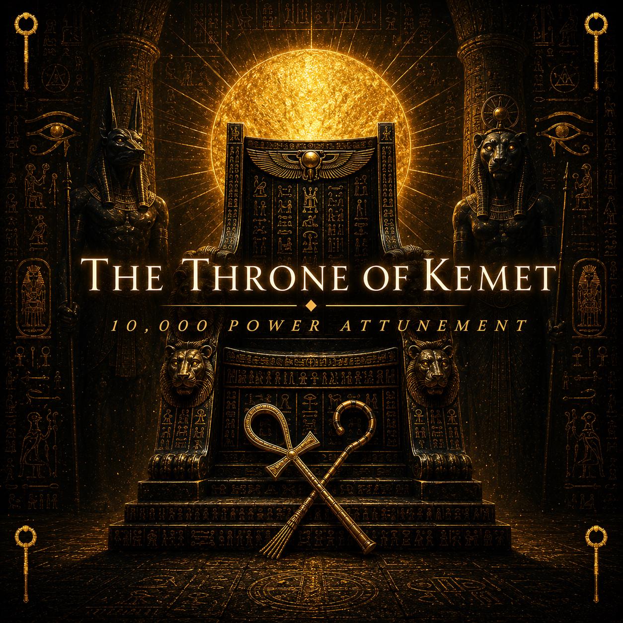 The Throne of Kemet 10000 Power Attunement + Charged Artwork