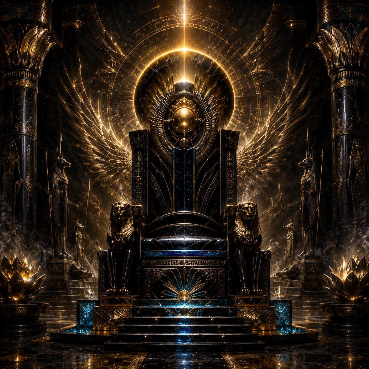 The Throne of Kemet 10000 Power Attunement + Charged Artwork