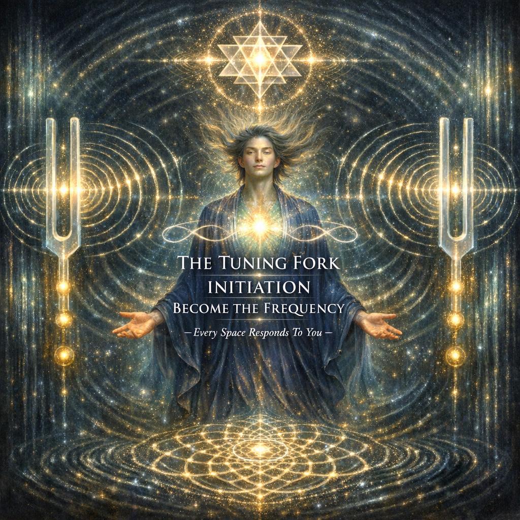 The Tuning Fork Initiation: Become the Frequency That Transforms Every Space You Enter