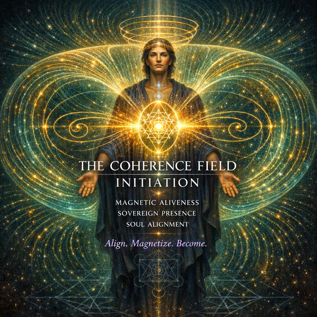 The Coherence Field Initiation: Magnetic Aliveness, Sovereign Presence & Soul Alignment