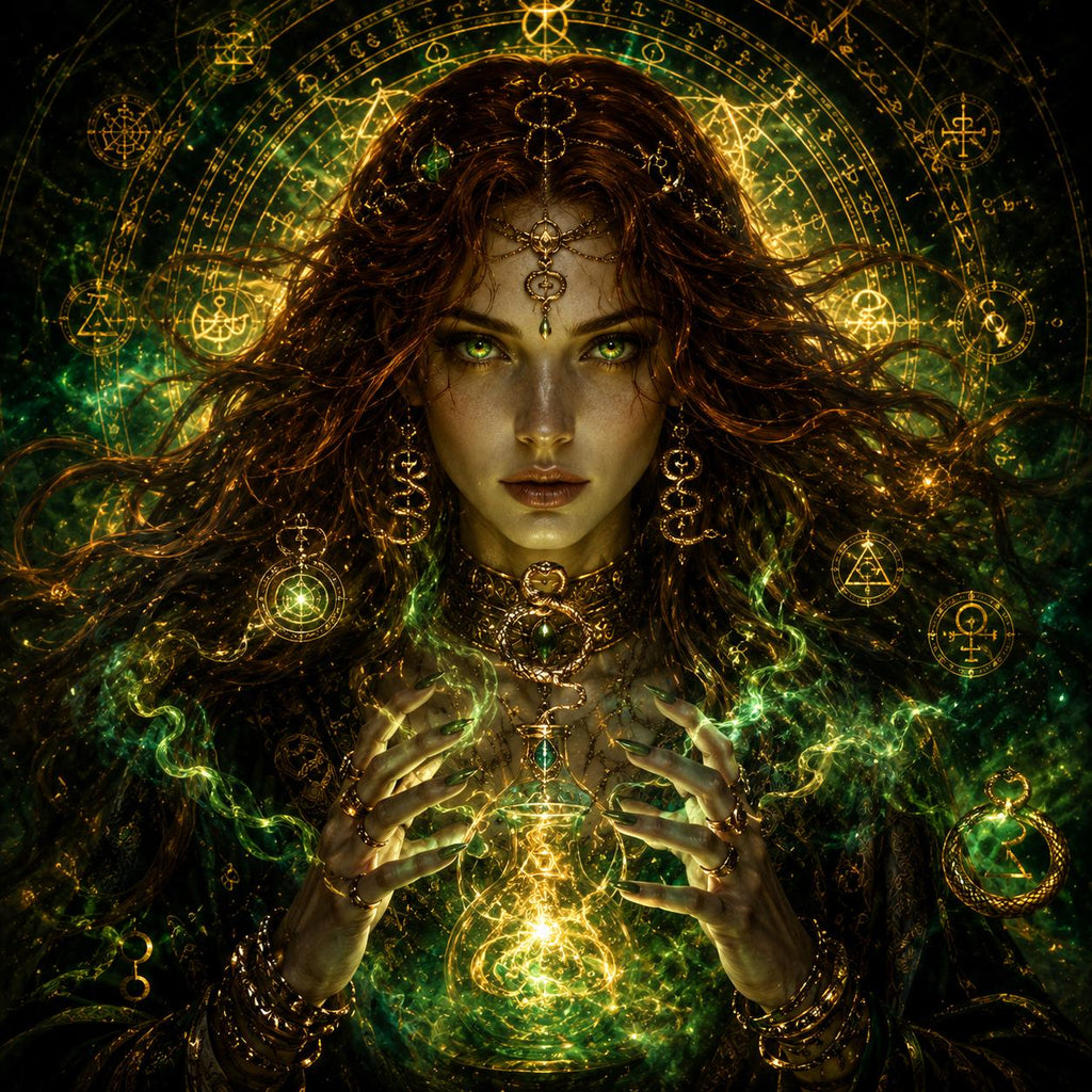 Circe Alchemy Attunement | Mastery of Transmutation & Reality Shape | Report PDF + Digital Art + Charged Sigil PNG